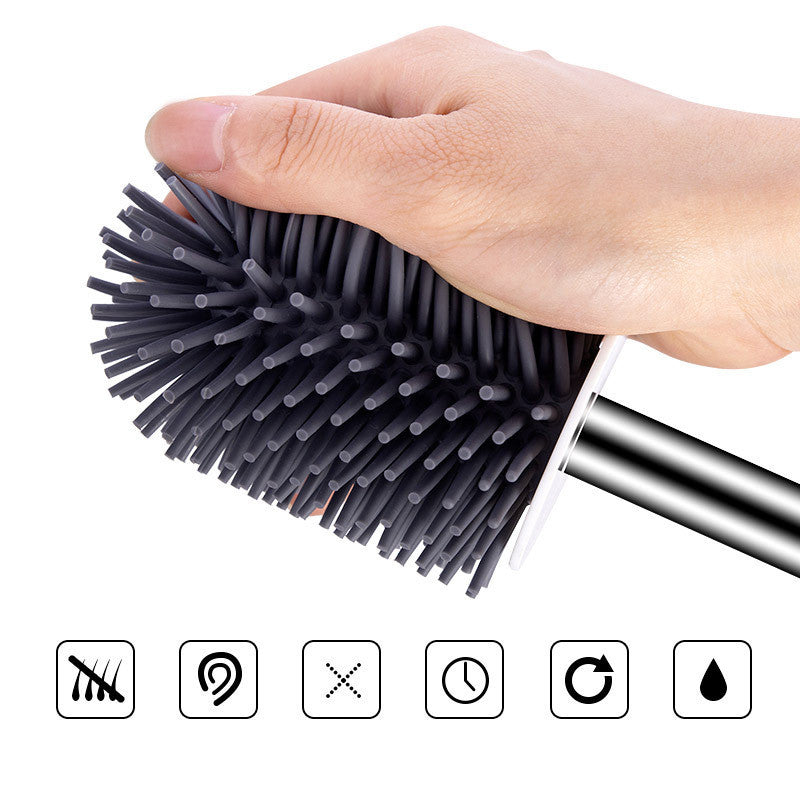 Simple Toilet Brush Set with Holder – Compact and Hygienic Cleaning Solution