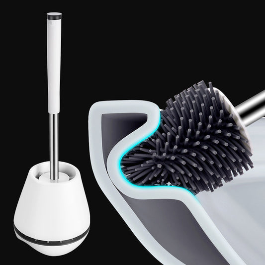 Simple Toilet Brush Set with Holder – Compact and Hygienic Cleaning Solution